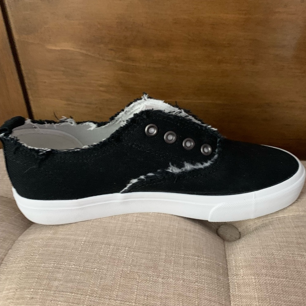 Black sneakers